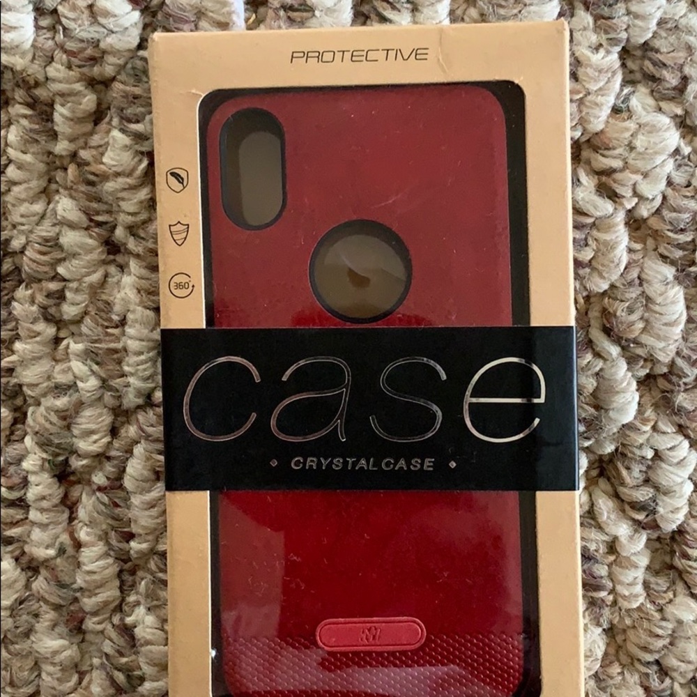 Crystal Case IPhone X case New!!